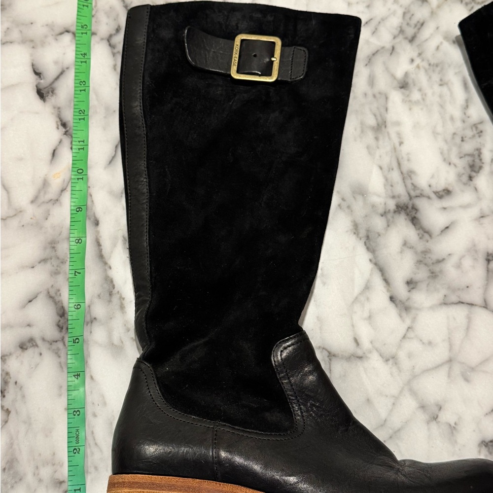Kork-Ease Rue Black Leather and Suede Boots - Picture 8 of 8